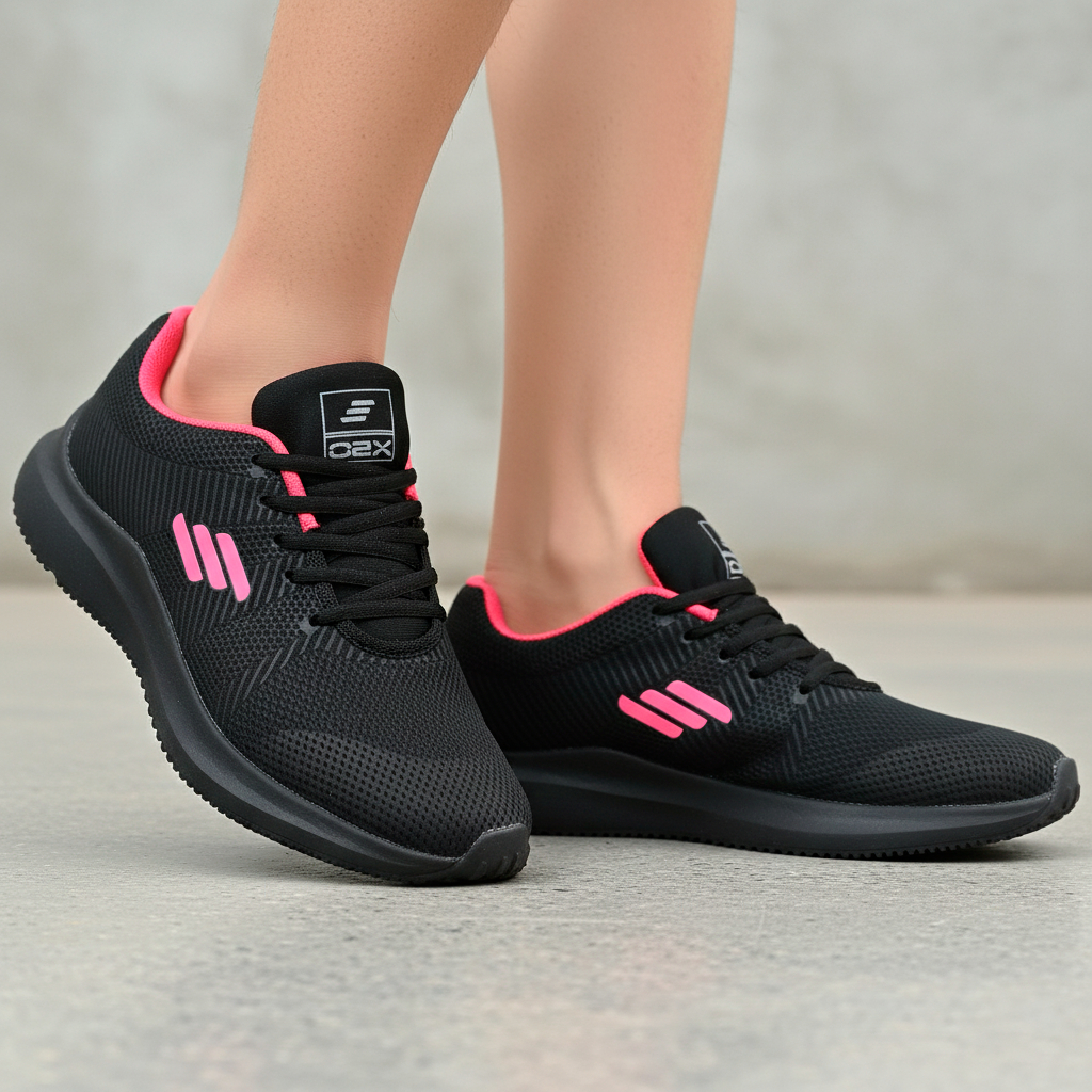 Tênis Unissex Academia Confortável Leve Flexível Ideal Para Caminhadas Lazer Passeios E Exercícios