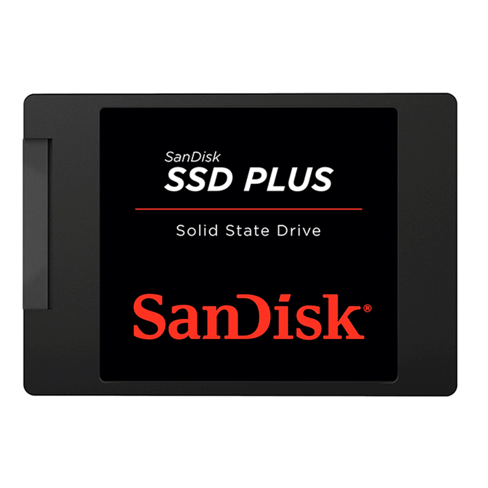 SSD Sandisk Plus 240GB, SATA, Leitura 530 MB/s - SDSSDA-240G-G26