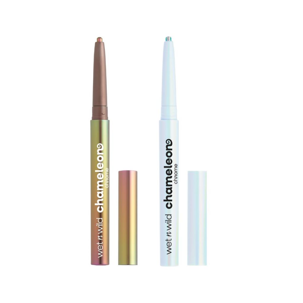 Kit 2 Delineadores de Olhos Eletric Prism + Cosmic Seeker Wet n Wild Longa Duração Chameleon Chrome