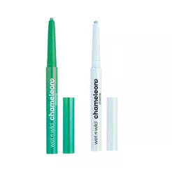 Kit 2 Delineadores de Olhos Longa Duração Eletric Prism + Superstar Suit Wet n Wild Chameleon Chrome