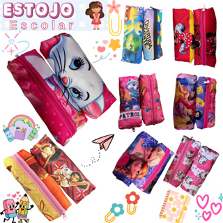 Estojo de Lápis Escolar Bolsa para Lapis Princesas Para Meninas Estojo Feminino de Lapis e Caneta em Oferta na Shopee