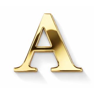 Letras para festas com 02 cm em  acrilico espelhado dourado - pacotes com 20 Letras em Oferta na Shopee