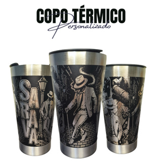 Copo Térmico Personalizado Zé Pilintra Gravação Laser 360 Graus Com Abridor em Oferta na Shopee