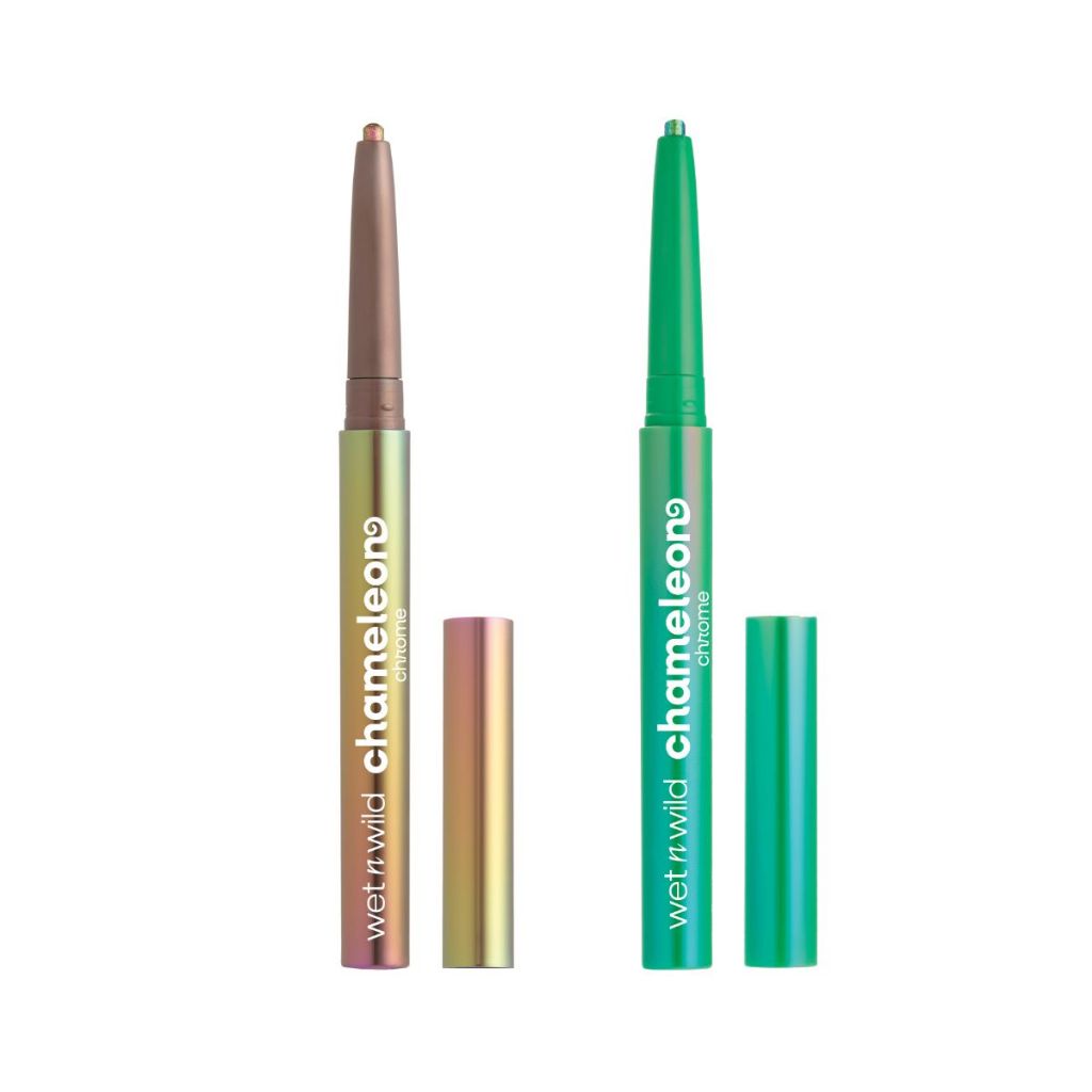 Kit 2 Delineadores de Olhos Longa Duração Cosmic Seeker + Superstar Suit Wet n Wild Chameleon Chrome em Oferta na Shopee