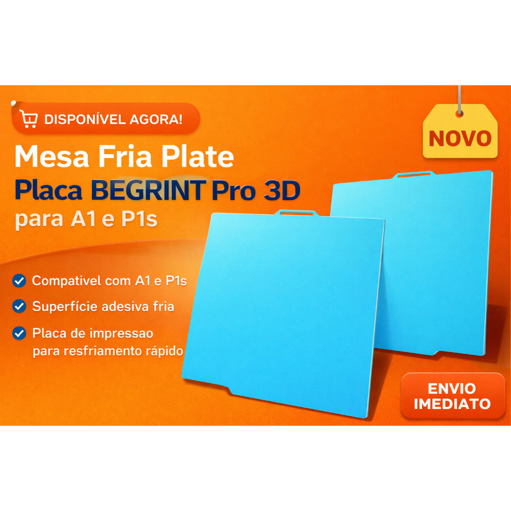Mesa Fria Plate Placa BEGRINT Pro 3D para A1 / P1P / P1S / X1 / X1C / X1E