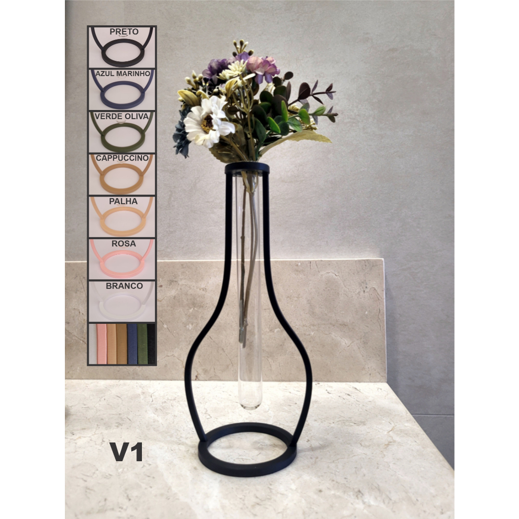 Vaso Decorativo Minimalista Slim | Design Moderno para Ambientes Pequenos