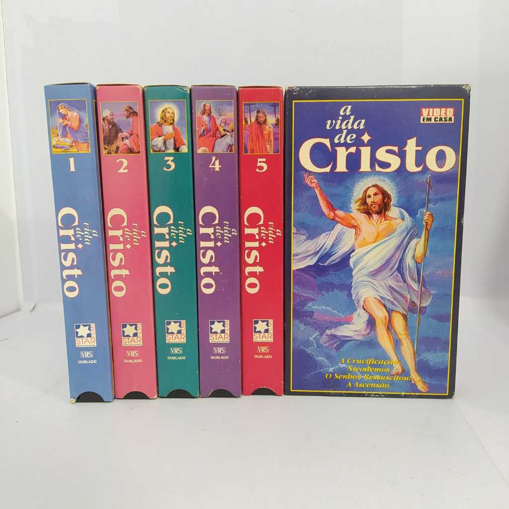 Coleção Fita VHS A Vida de Cristo - Video em Casa