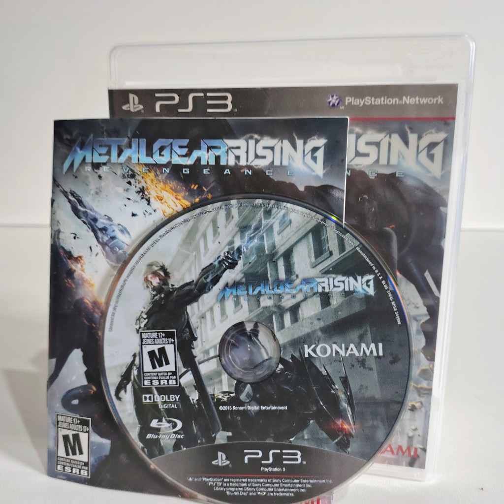 Jogo Metal Gear Rising Revengeance Original Playstation 3 Ps3 Mídia Física