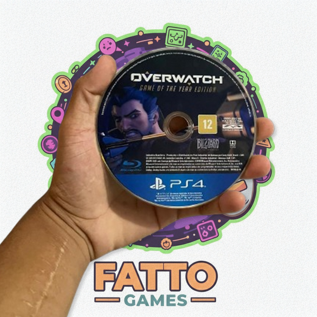 Overwatch - PS 4 - APENAS CD SEM A CAPINHA - Jogo em CD - Original - Midia Física - Garantia de 90 dias