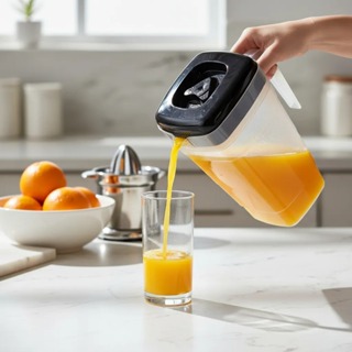 Jarra de Plástico Transparente 2 Litros com Tampa Jarra de Suco em Oferta na Shopee