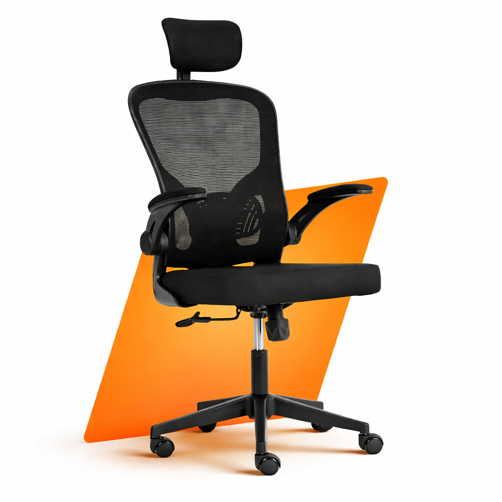 Cadeira De Escritório Presidente Executiva Secretária Tela Mesh Moob Veneza Ergonômica Giratória em Oferta na Shopee