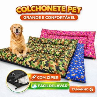 Cama Colchonete para pet Cachorro Gato Grande 93 x 70 cm em Oferta na Shopee