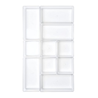 Conjunto 10 Organizadores Acrílicos Maquiagem Transparente em Oferta na Shopee