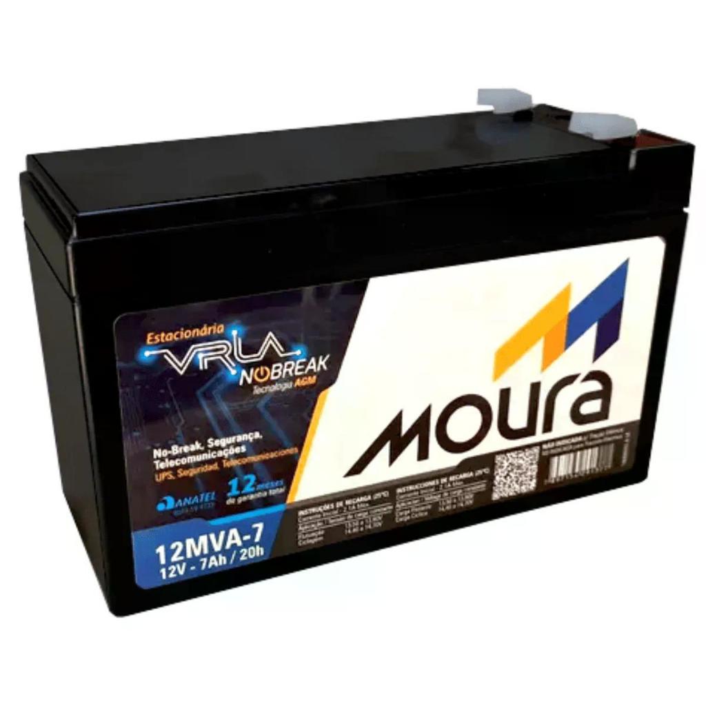 Moura Bateria VRLA Estacionária Nobreak 9ah 12V 12MVA9