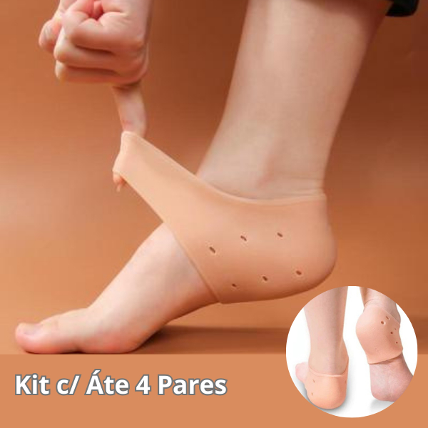 Protetor para Calcanhar Pares contra Dor Cuidado com os Pés Pe Ressecado Esporão