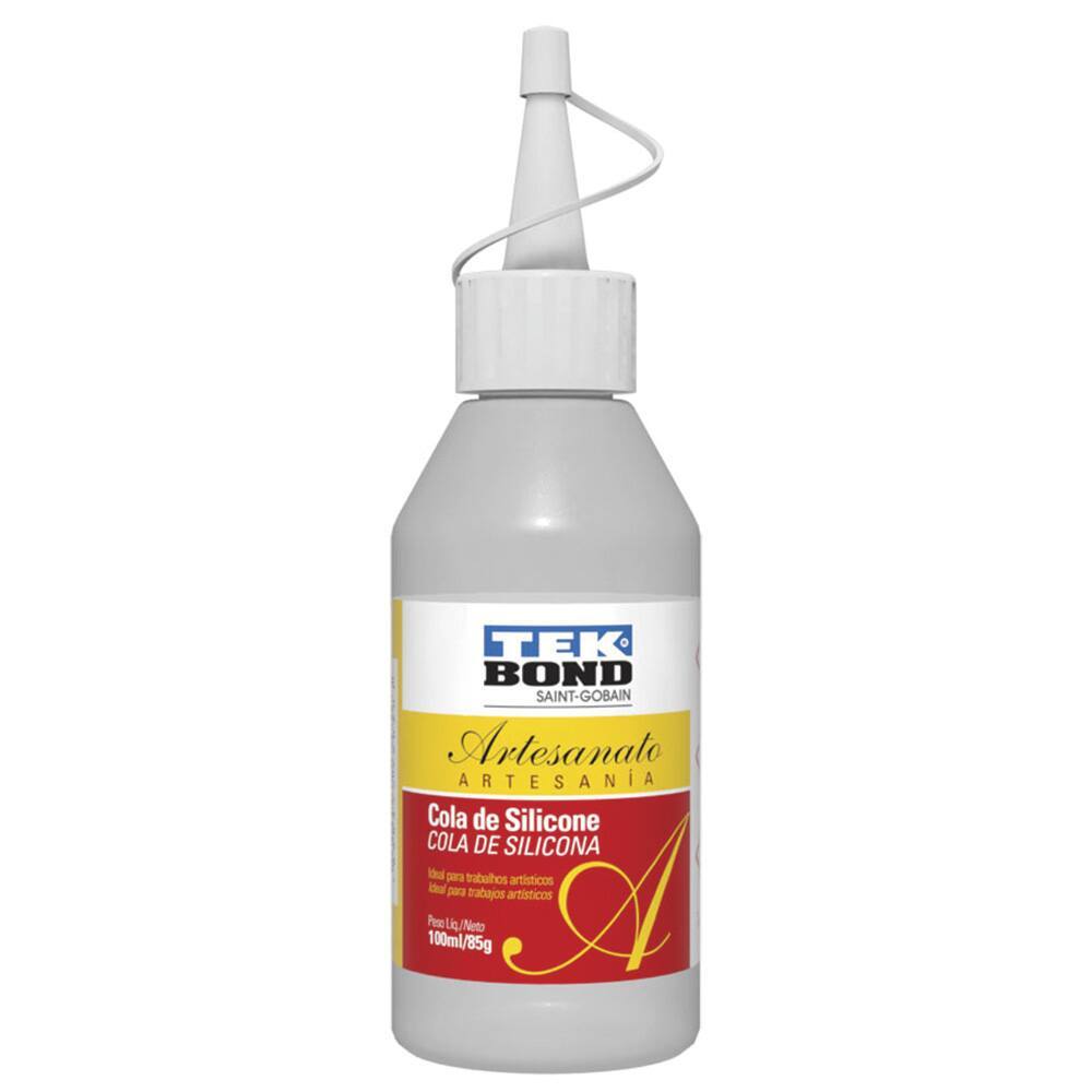 Cola de Silicone TEK BOND 60ml/51g para Artesanato