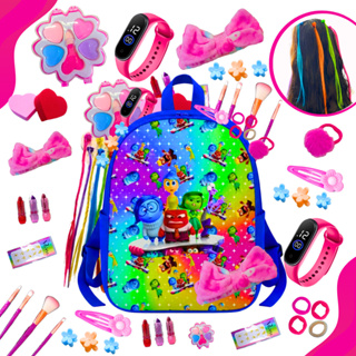 Kit De Maquiagem Infantil Completa Mochila Divertidamente em Oferta na Shopee