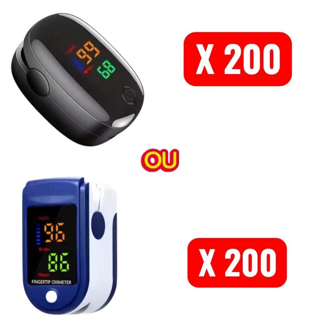 KIT100/200 Oxímetro De Pulso De Dedo Monitor Portátil De Frequência Cardíaca SpO2 Para Presente De Natal Bebês E Adultos
