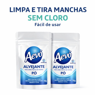 Aevó Alvejante Sem Cloro – Tira Manchas de Roupas e Limpeza Geral em Oferta na Shopee