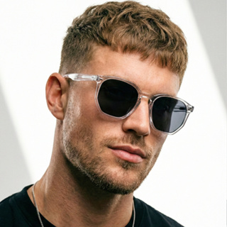 Óculos de Sol Cristal Transparente Premium Mais Vendido Tendencia Verão uv400 Masculino Feminino em Oferta na Shopee