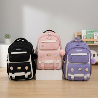 Mochila Bolsa Feminina Escolar Trabalho Reforçada Notebook Impermeável De Grande Capacidade  Juvenil em Oferta na Shopee