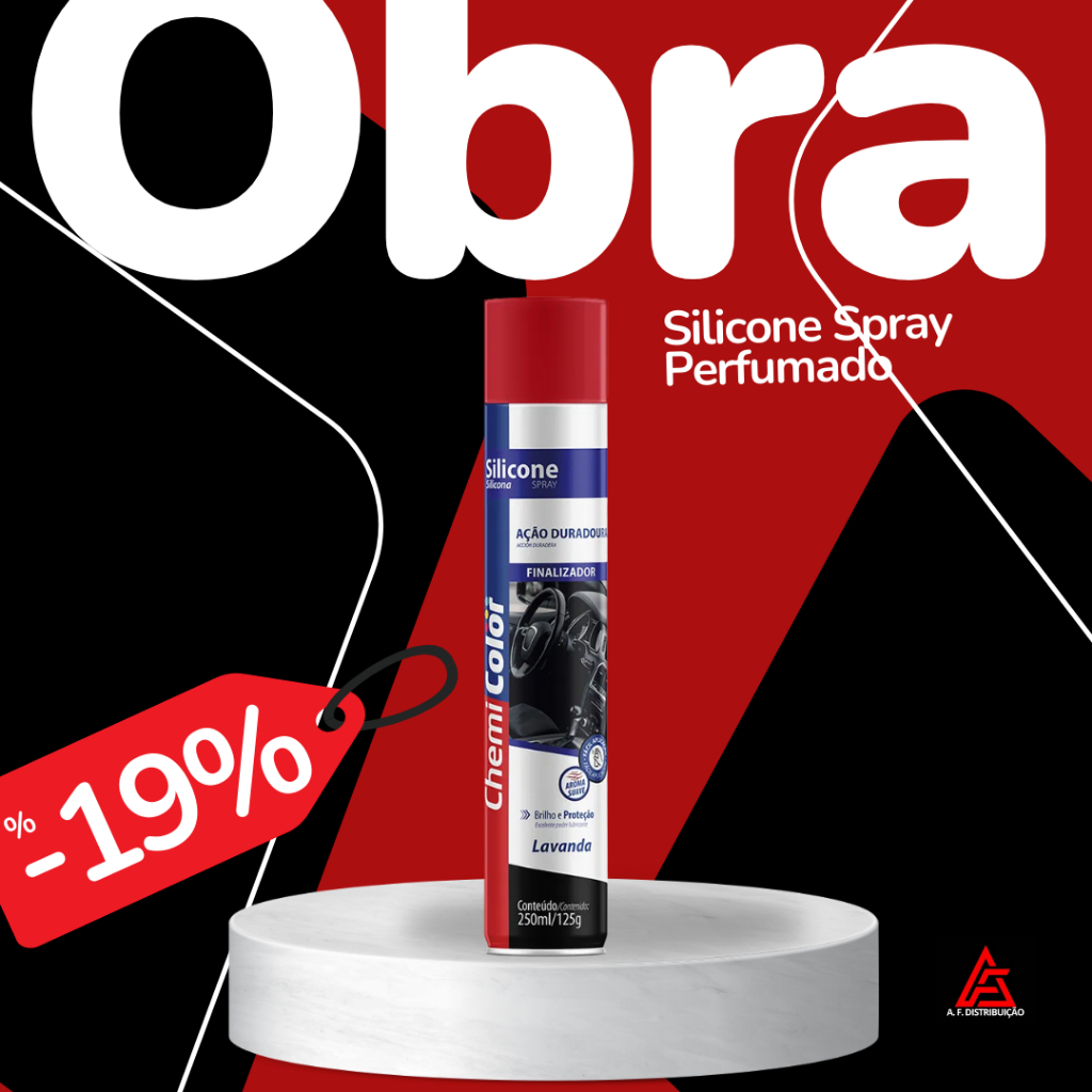 Silicone Spray Perfumado - 250ML Plastico Borracha Carro Lavanda