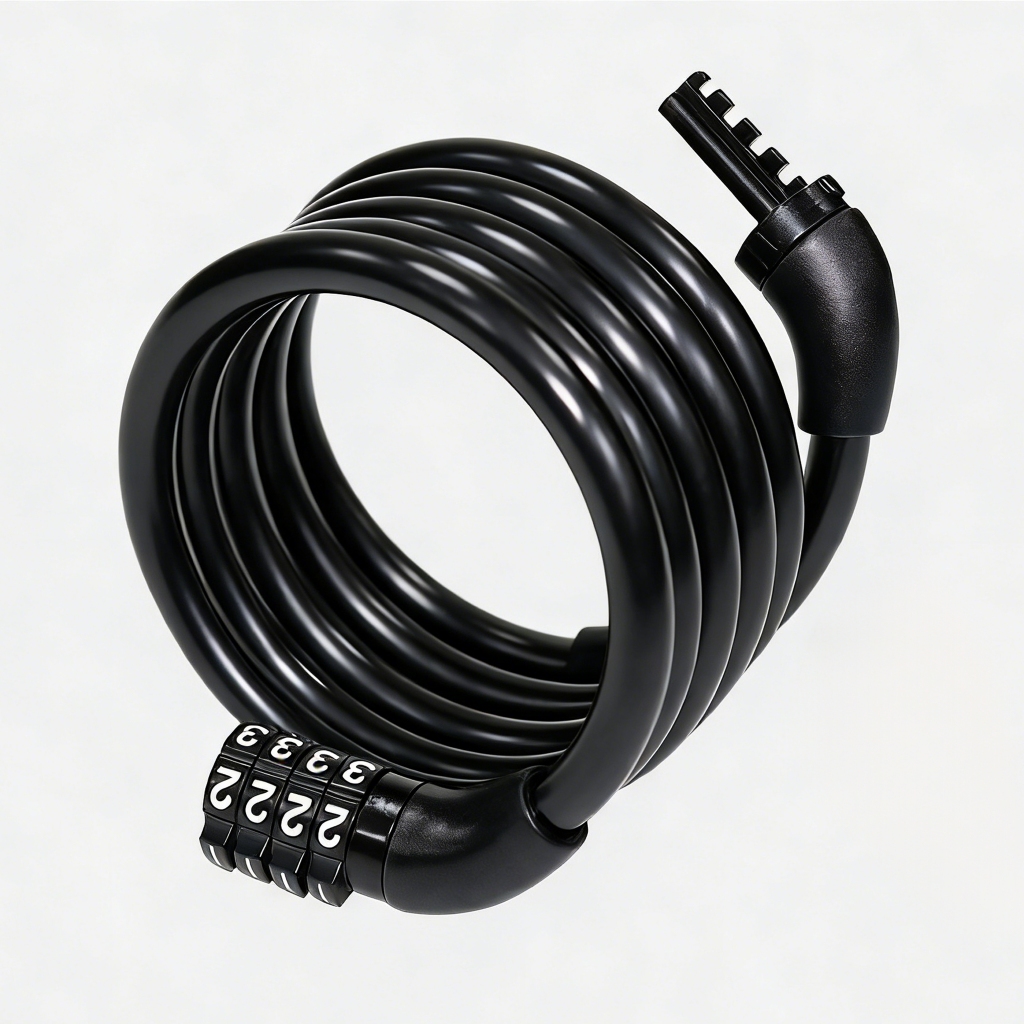 Corrente Cadeado Segurança Bicicleta Com Senha Segredo 8mm x 1000mm Bike