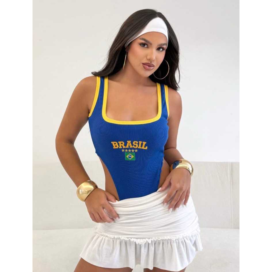 Body Feminino em Tecido Ribana com Copa – Veste 36 a 42, Ajuste Perfeito e Sustentação em Oferta na Shopee