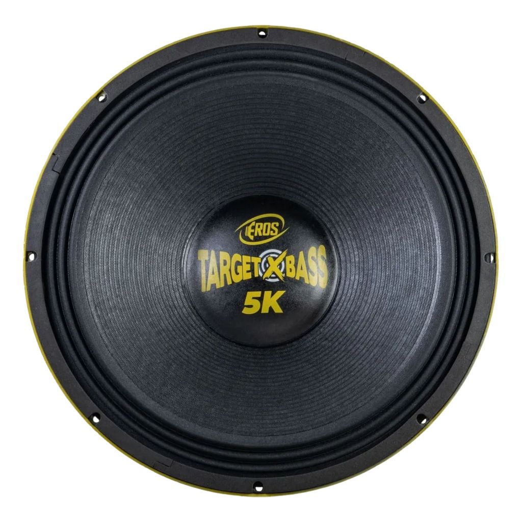 Alto Falante Eros 18" Target XBass 5K 2500w RMS 4 Ohms 18 Polegadas Amarelo ou Branco em Oferta na Shopee