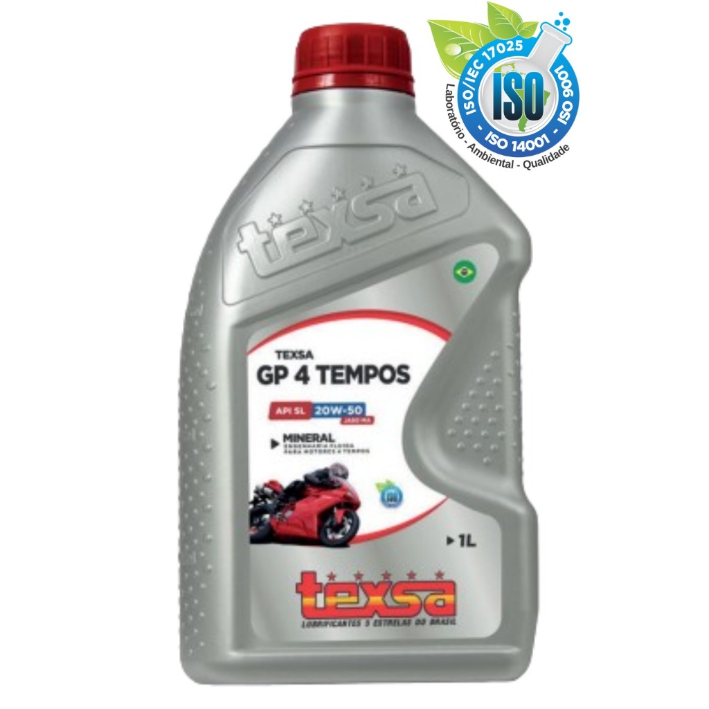 Óleo lubrificante 20w50 4T mineral Texsa 1L em Oferta na Shopee