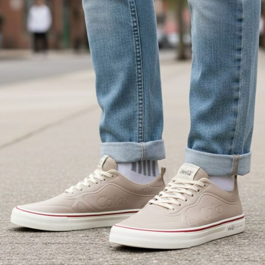 Tênis Coca Cola March Embossed Unissex Casual Original em Oferta na Shopee