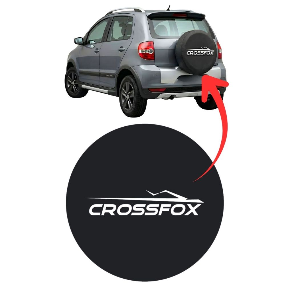 Capa de Estepe Crossfox Personalizada com Cadeado em Oferta na Shopee