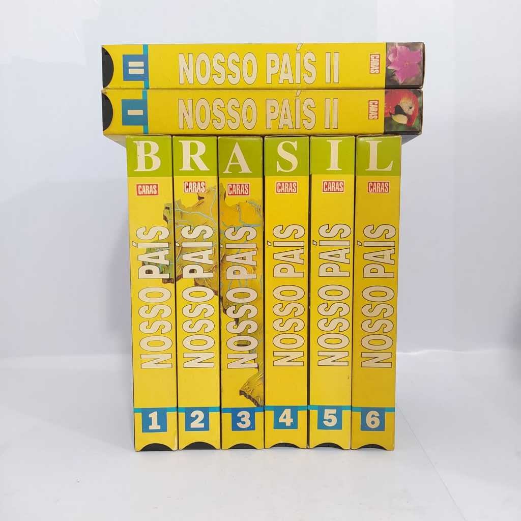 Coleção Fita VHS Nosso País Caras