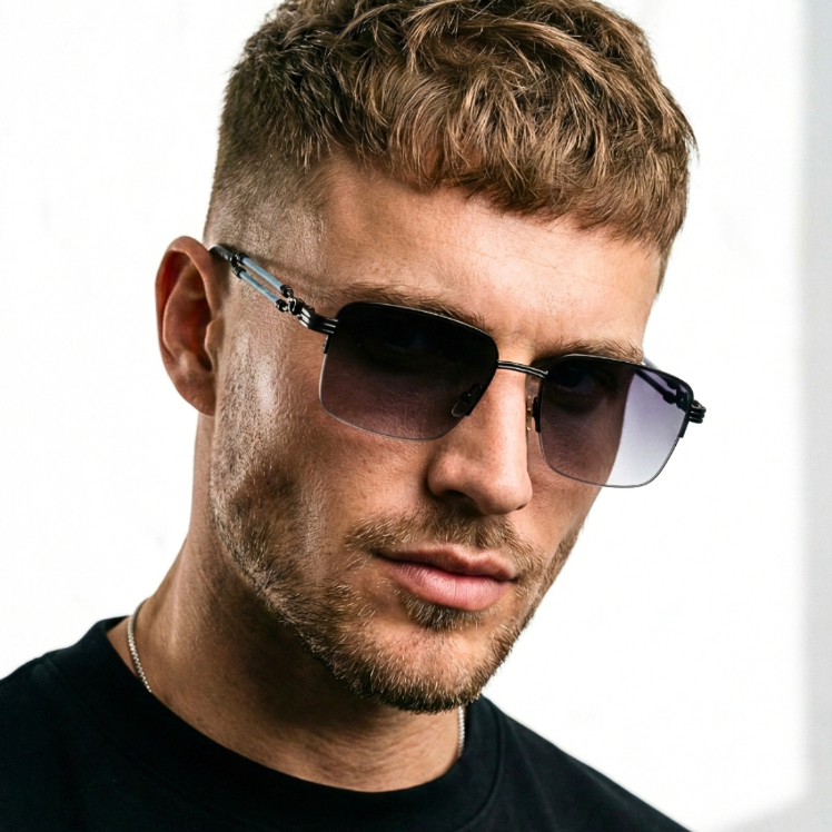 Oculos de Sol Retangular Premium Original Blogueira Tendencia Retro Unissex uv400 Masculino Feminino em Oferta na Shopee