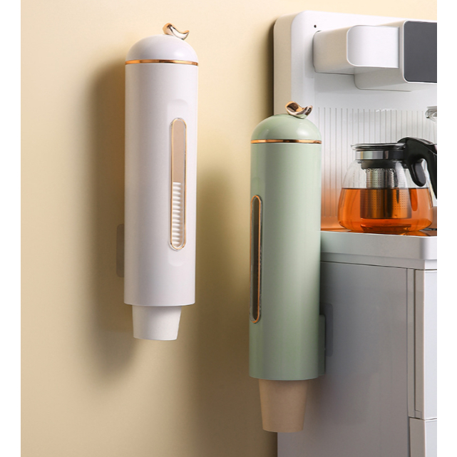 💗Porta Copos  Parede com Suporte Adeviso Organizador Dispenser De Luxo Sem Furos COM  2 cores💗