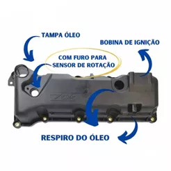 Tampa Comando De Válvulas Zetec Rocam Ford Ka Fiesta Focus