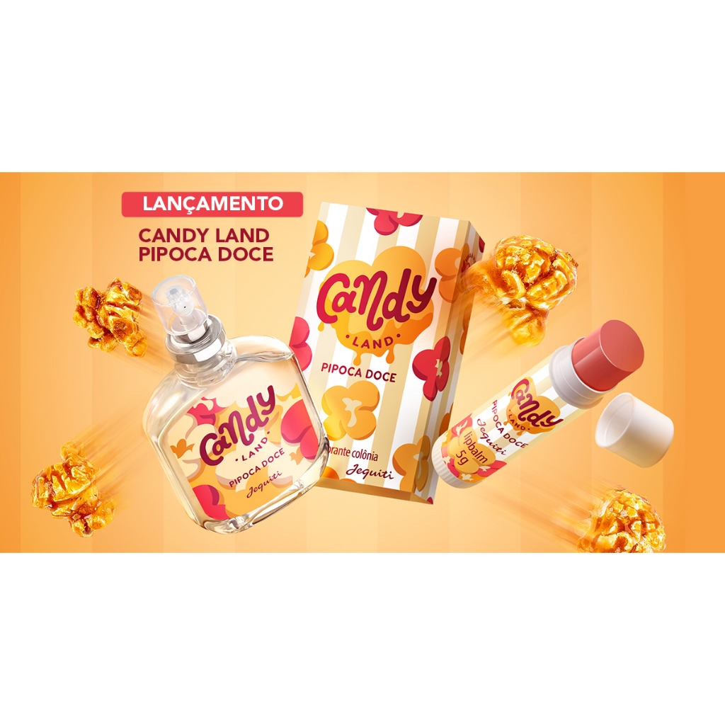 Colônia De Minisséries Candy Land Pipoca Doce ou Marshmellow  25ml.