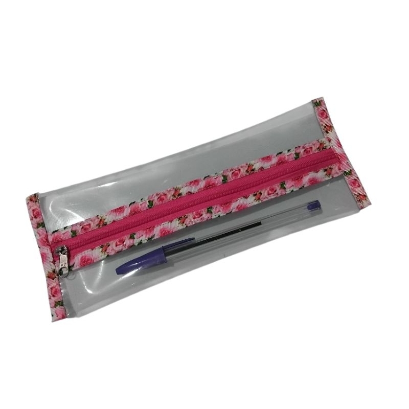 10 Estojo Organizador para Lembrancinha Dia da Mulher Dia das Mães Estojo Escolar Necessaire Transparente Kit Higiene