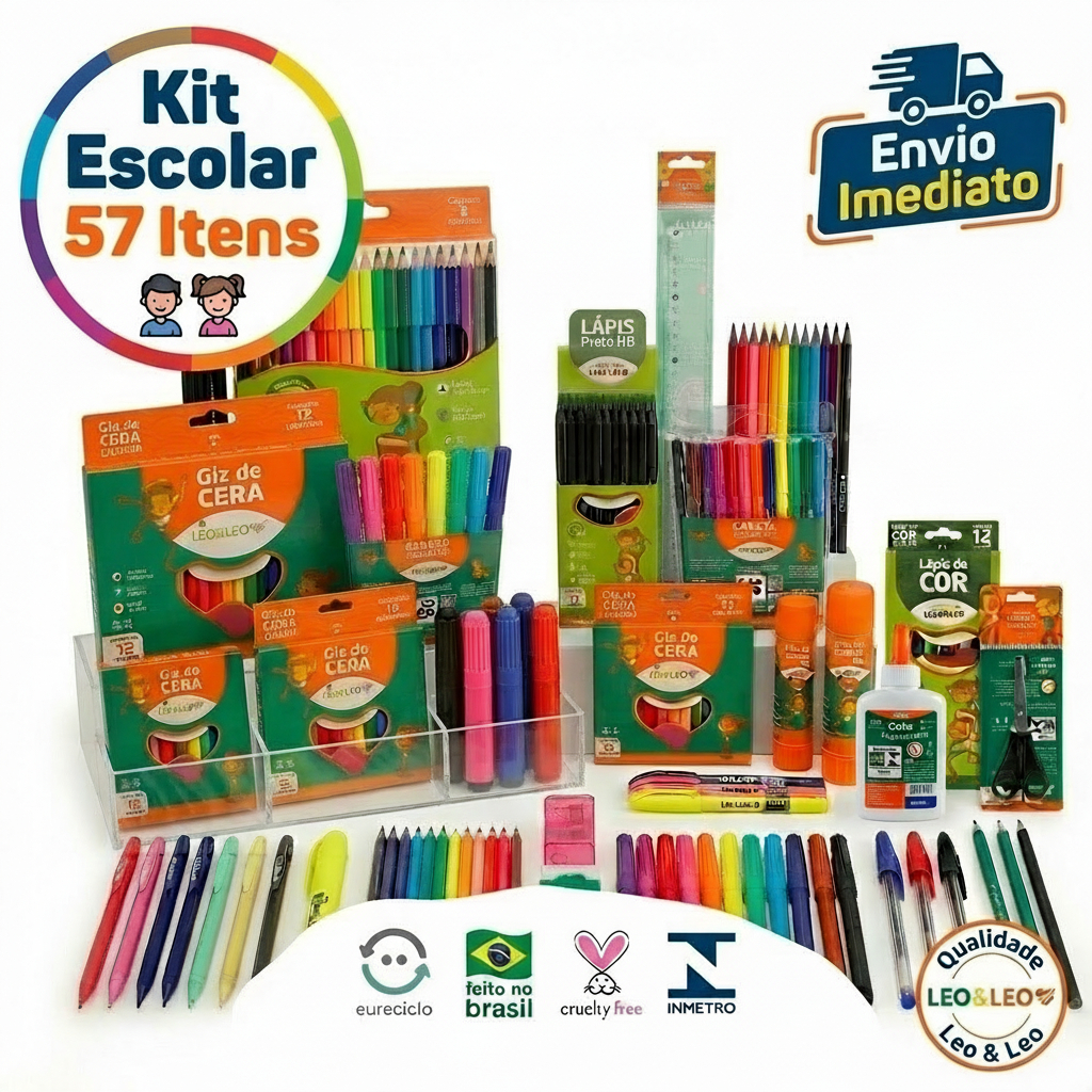 Material Escolar Completo Kit Escolar Menina Menino Volta as Aulas em Oferta na Shopee