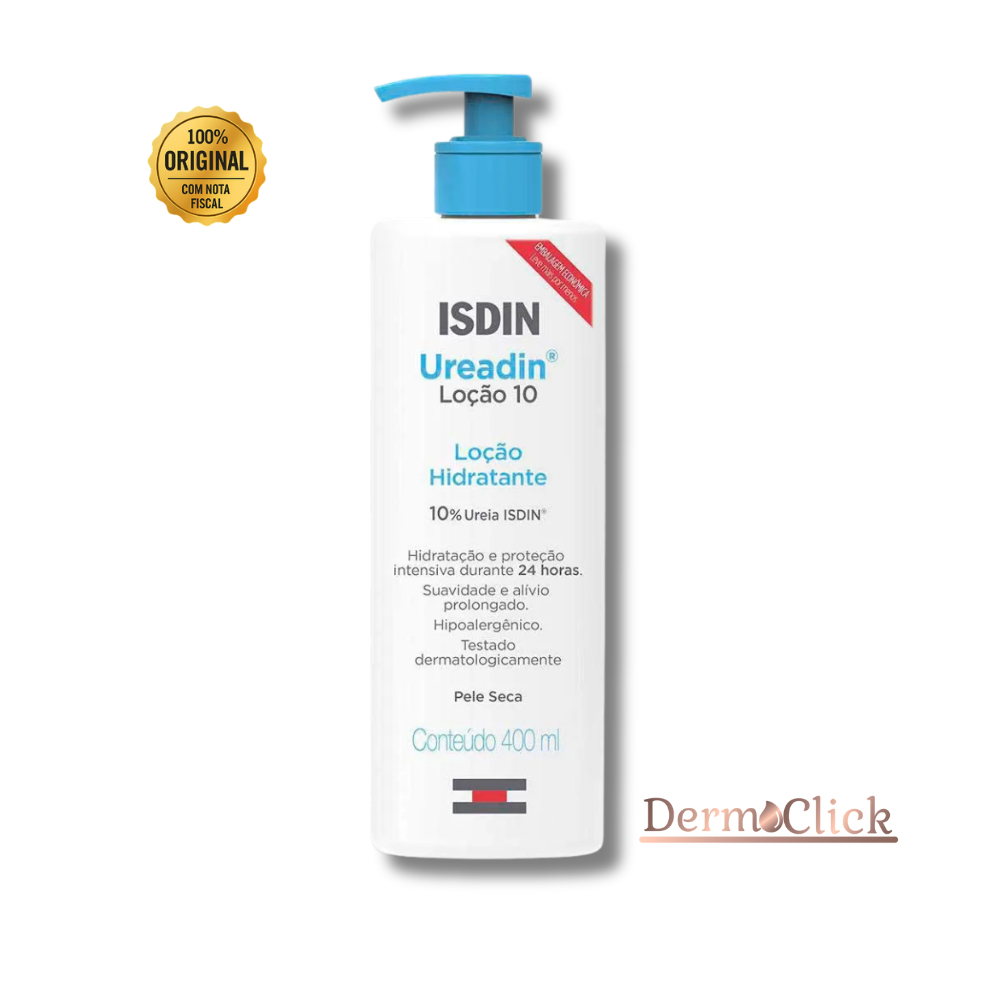 ISDIN Ureadin Loção Hidratante Corporal Ureia 10% Pele Seca 400ml | Hidratação Profunda por 24hrs