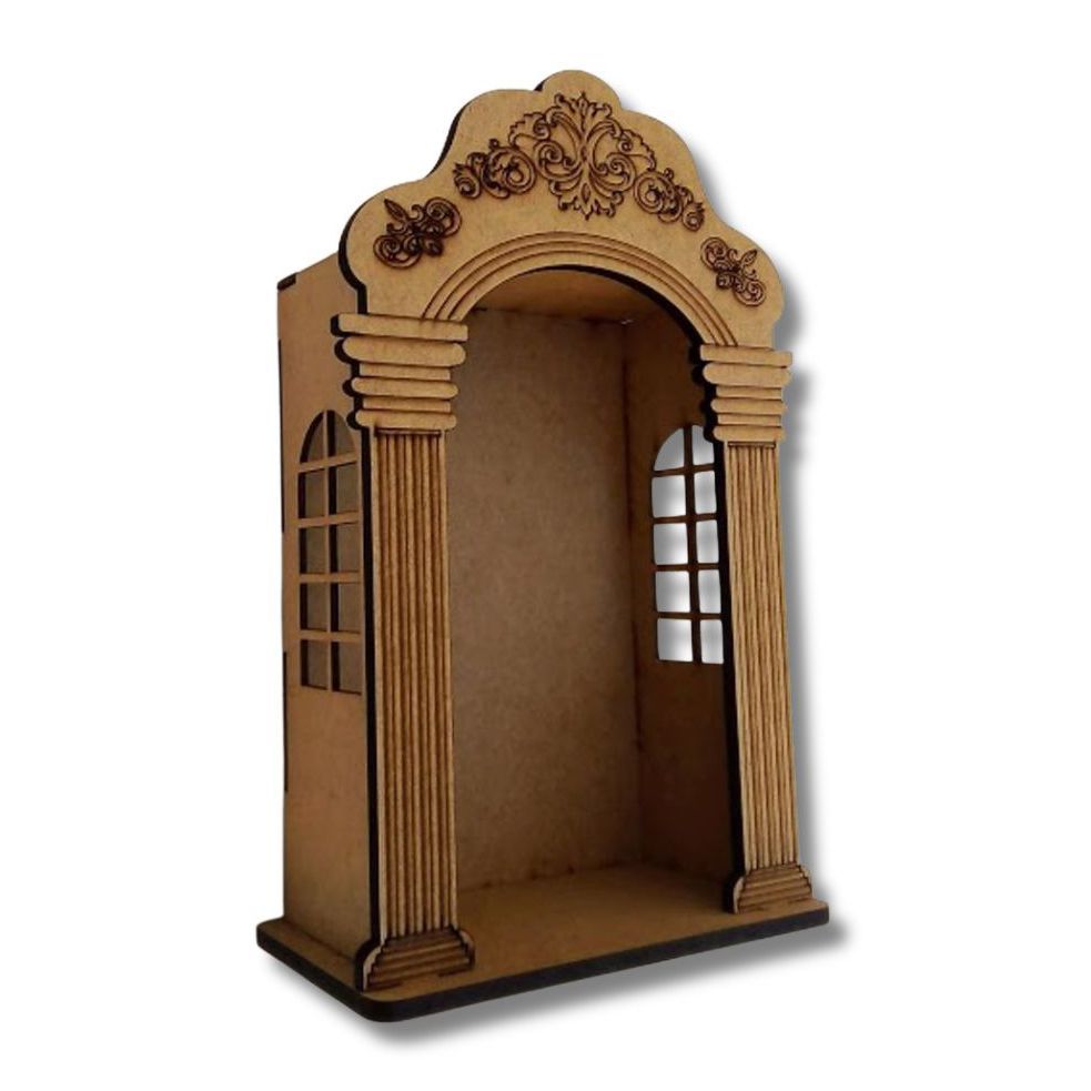 Oratório Capela Santa Rita para Imagens 30cm em Oferta na Shopee