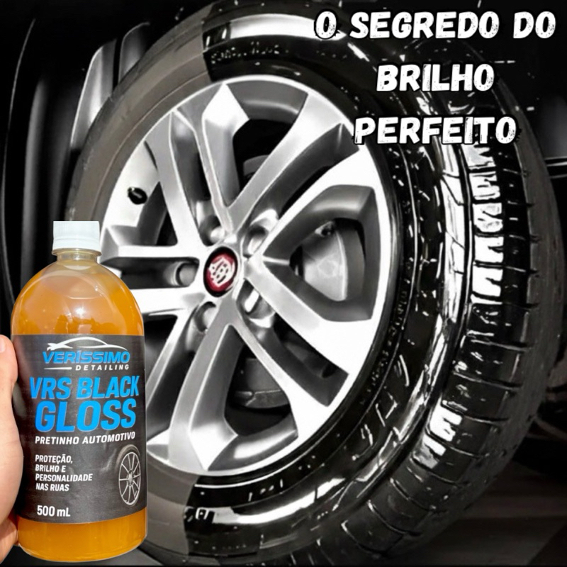 Super Pretinho Melhor que Baba de Camelo VRS Black Gloss em Oferta na Shopee