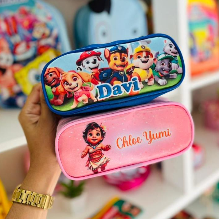 Estojo personalizado COM NOME em Oferta na Shopee