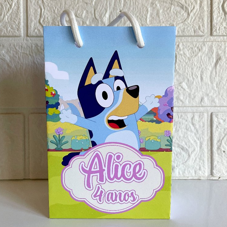 SACOLAS PERSONALIZADAS BLU MENINA / SACOLA/SACOLINHA/LEMBRANCINHA/TEMA