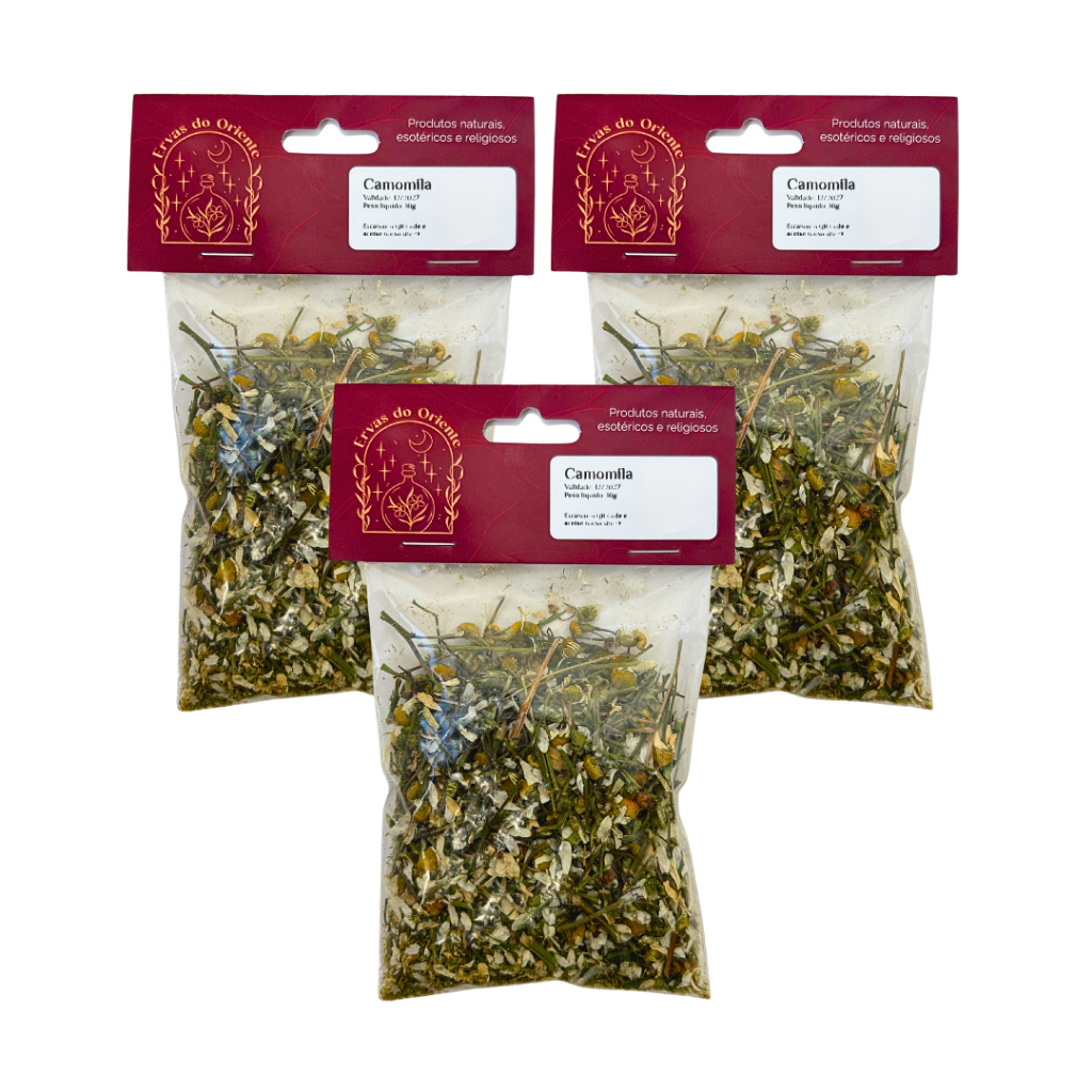 Imagem Chá de Camomila - Camomila para Chá, Banho e Defumação - Calmante Natural - Ervas Naturais