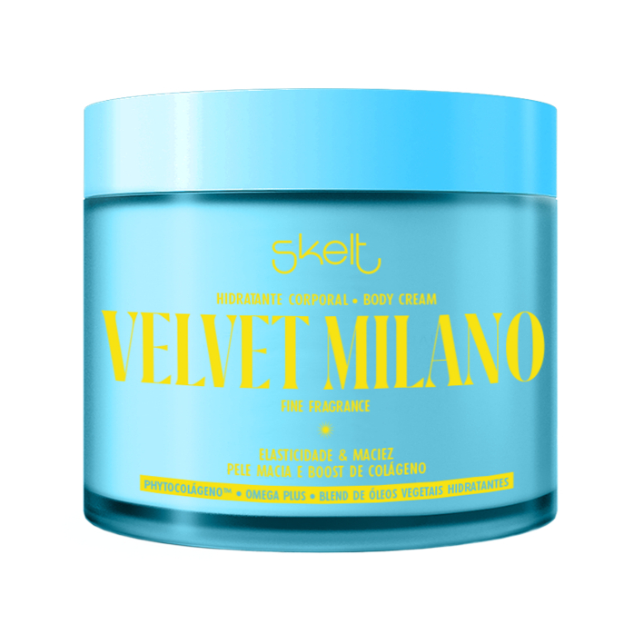 Hidratante Creme Corporal - Body Cream Velvet Milano - 200G - Skelt em Oferta na Shopee