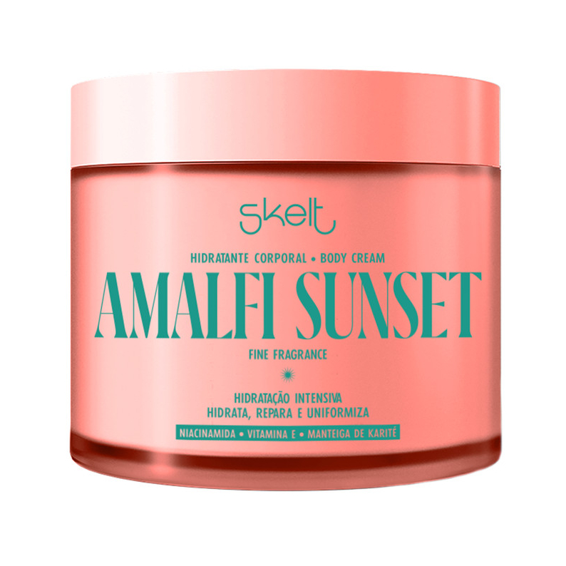Hidratante Desodorante Corporal Skelt Amalfi Sunset 200g - Bergamota e Jasmim