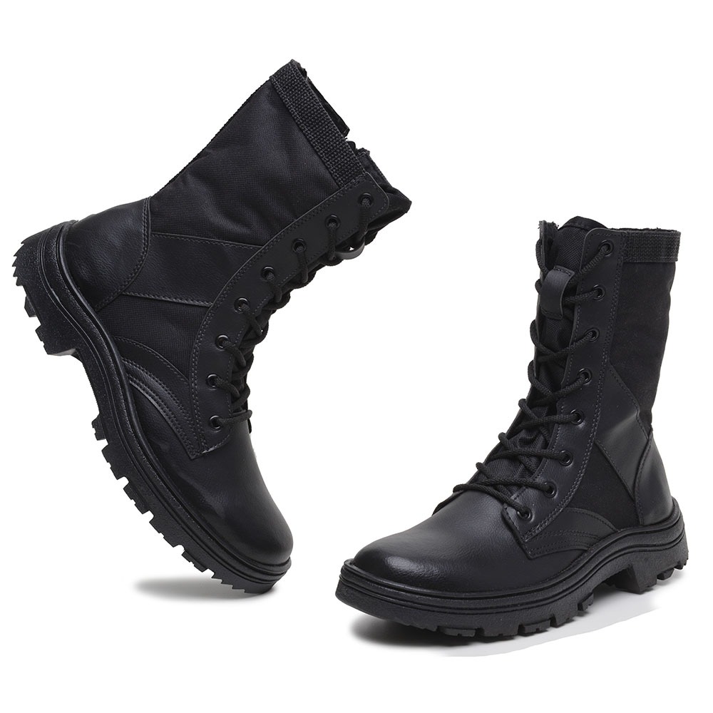 Coturno Militar Tático Masculino Tratorado Impermeável Para Motoqueiro Antiderrapante Confortável PREMIUM OFERTA Premium