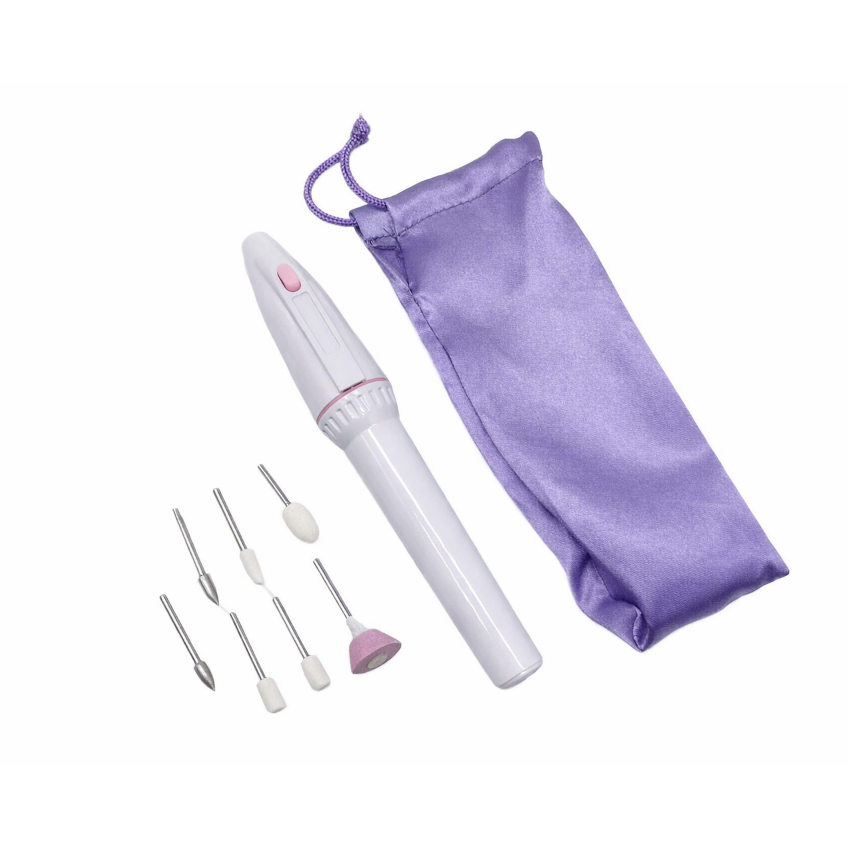Kit Manicure Elétrico Portátil – Lixa Elétrica para Unhas com Brocas em Oferta na Shopee