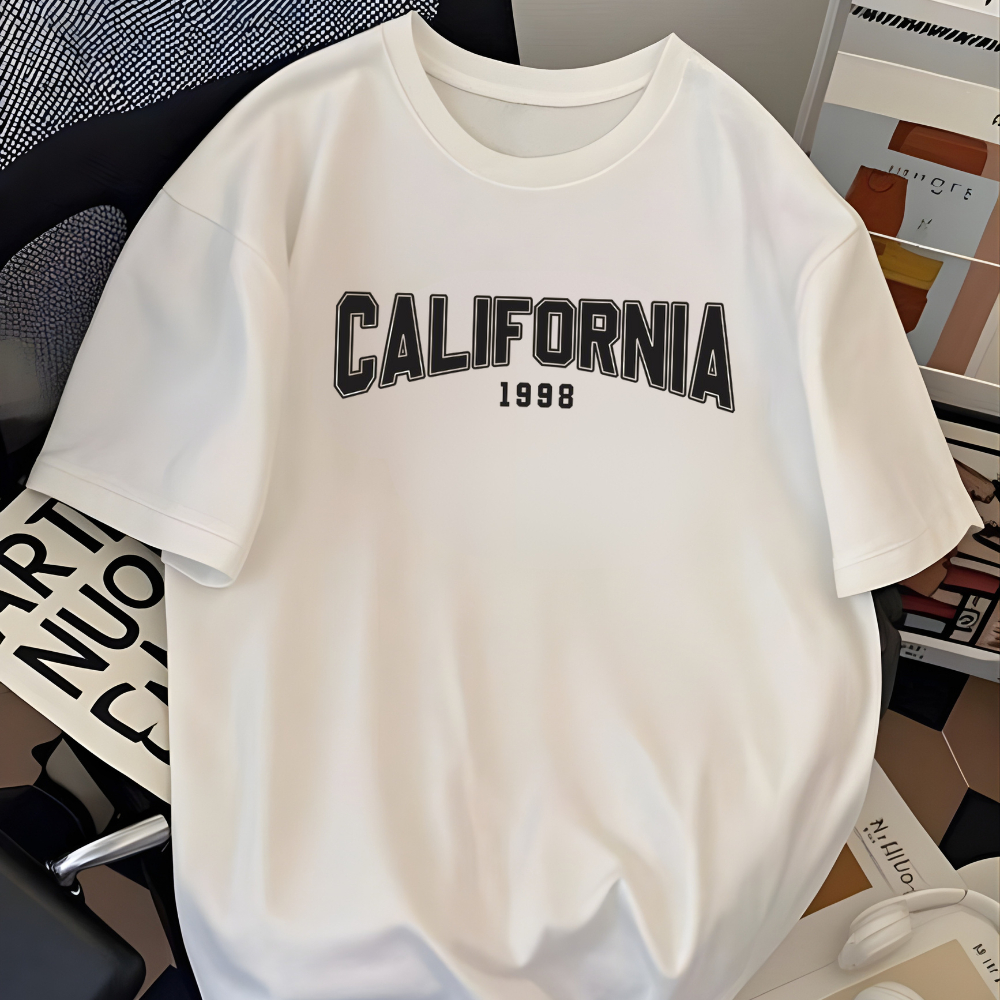 Blusa Oversized California Larga Camisa Estilosa Algodão StreetWear Conforto ENVIO IMEDIATO